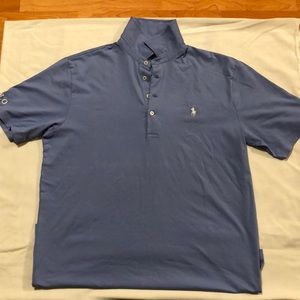 Men’s Polo Golf shirt, with white horse!